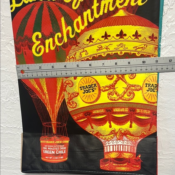 Trader Joe’s New Mexico Land of Enchantment Chile Reusable Plastic Tote Bag - Picture 6 of 8